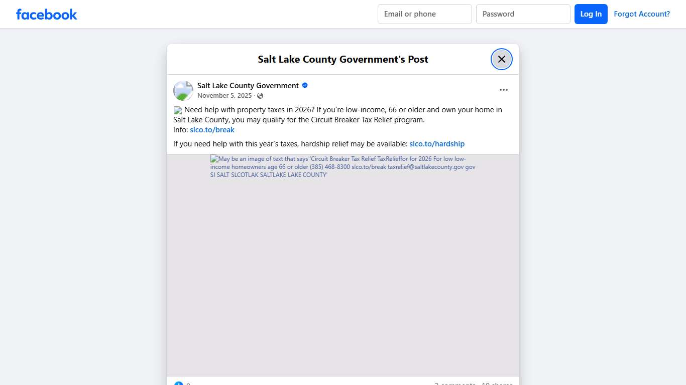 🏠 Need help with property... - Salt Lake County Government Facebook